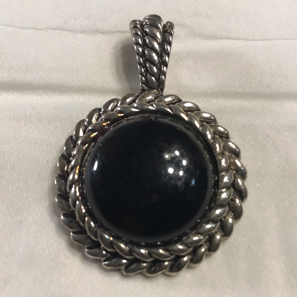 Beautiful Black And Silver Charm Men Or Women